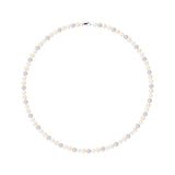 Collier NOELYSE | Argent & Perles Multicolores | 5/6 mm
