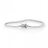 Bracelet "Rivière de Diamant" Ensemble avec Oxydes de Zirconium