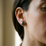 Puces d'oreilles AMY | Or Jaune & Perles de Tahiti
