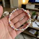 Bracelet Porte Bonheur - Perles d'Eau Douce Multicolores