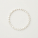 Bracelet Porte Bonheur - Perles d'Eau Douce Blanches