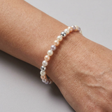 Bracelet Porte Bonheur - Perles d'Eau Douce Pastel
