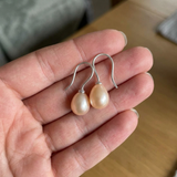 Boucles d'Oreilles DIANA | Argent & Perles de Culture Roses