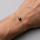 Bracelet TÉA | Argent & Perle de Tahiti