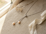 Collier TOI & MOI | Perles de Culture Rose Naturel