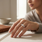 Bague LÉANE | Argent & Perle de Culture Blanche