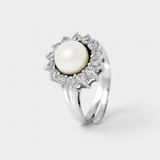Bague LUANA | Perle Blanche