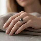 Bague AMARA | Or Blanc
