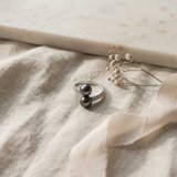 Bague TOI & MOI | Oxydes de Zirconium & Perles de Tahiti