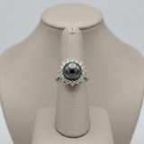 Bague FÉLICIA | Argent & Perles de Tahiti