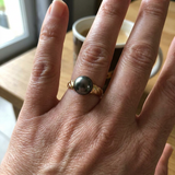 Bague MÉLIA | Or Jaune & Perle de Tahiti