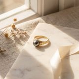 Bague MÉLIA | Or Jaune & Perle de Tahiti