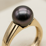 Bague IRINA | Or Jaune & Perle de Tahiti - 8/9mm