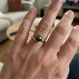 Bague ONDINE | Or Blanc