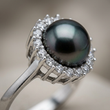 Bague FÉLICIA | Argent & Perles de Tahiti