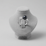 Bague Jonc THALIA | Perle de Culture Black Tahiti