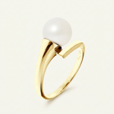 Bague SERENITY | Or Jaune & Perle de Culture Blanche