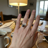 Bague TOI & MOI | Argent, Perle de Tahiti et Perle de Culture