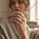 Bague LUANA | Perle Blanche
