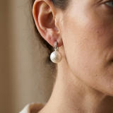 Boucles d'oreilles MOEA | Perles Blanches