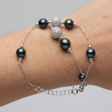 Bracelet ARAVAI | Perles de Culture Black Tahiti