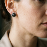 Boucles d'Oreilles DIANA | Or Jaune & Perles de Tahiti