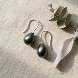 Boucles d'Oreilles DIANA | Argent & Perles de Tahiti