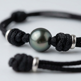Bracelet homme en perle de Tahiti 10/11mm