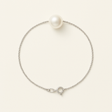 Bracelet TÉA | Argent & Perle de Culture Blanche