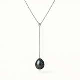 Collier Cravate | Perle de Culture Black Tahiti