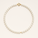 Collier NOELYSE | Or Jaune & Perles Blanches | 6/7 mm