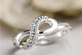 Bague motif "INFINI" Ajustable