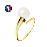 Bague SERENITY | Or Jaune & Perle de Culture Blanche