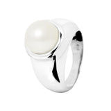 Bague OPALINE | Argent & Perle de Culture Blanche