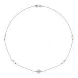 Collier CRISTAL | Argent, Cristal & Perles de Culture Blanches