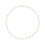 Collier NOELYSE | Argent & Perles Multicolores | 5/6 mm