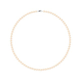 Collier NOELYSE | Argent & Perles Roses | 5/6 mm