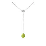 Collier Cravate | Perle de Culture Vert Tonic