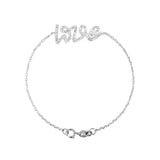 Bracelet "Love" Ensemble avec Oxydes de Zirconium