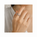 Bague motif "INFINI"  Ajustable