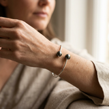 Bracelet Jonc KATALÏA | Perles Black Tahiti