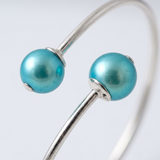 Bracelet Jonc KATALÏA | Perles Bleu Turquoise