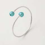 Bracelet Jonc KATALÏA | Perles Bleu Turquoise