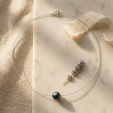 Collier SOFIA | Perle Noire Black Tahiti