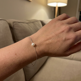 Bracelet TÉA | Argent & Perle de Culture Blanche