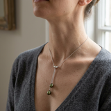 Collier TOI & MOI | Perles de Culture Vert Intense