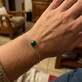 Bracelet VÉRANIA | Argent & Perle Noire de Tahiti