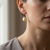 Boucles d'Oreilles DIANA | Argent & Perles de Culture Roses