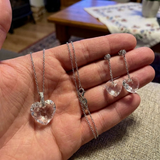 Parure  "SWAROVSKI Coeur" Complète