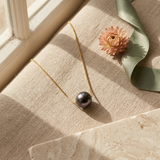 Collier URSULINE | Or Jaune & Perle de Tahiti
